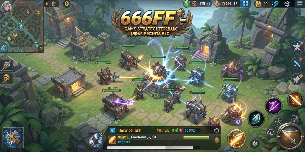 Tampilan gameplay menarik dari 666FF menunjukkan aksi SLG yang seru.