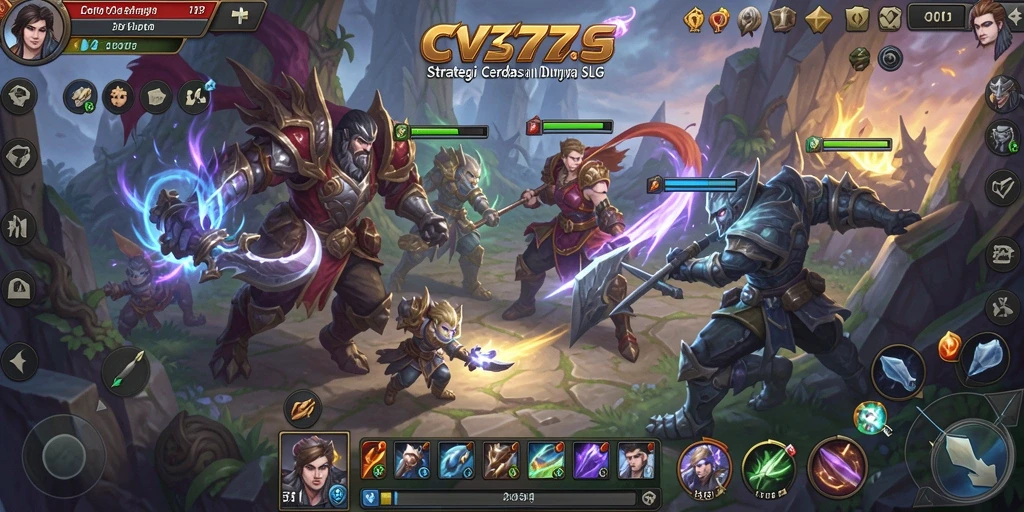 Tampilan menarik dari gameplay SLG CV777 yang seru.