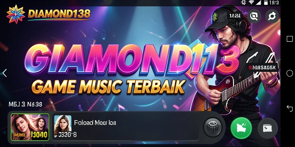 Tampilan gameplay menarik dari DIAMOND138 dengan berbagai genre musik.