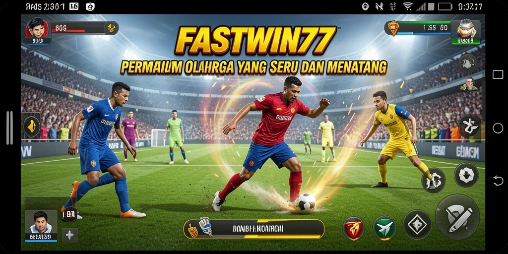 Tampilan gameplay seru di FASTWIN77 dengan berbagai cabang olahraga.