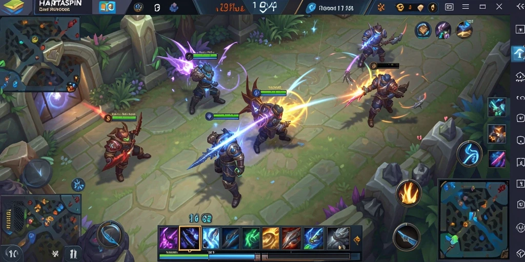 Gameplay seru HARTASPIN dalam pertempuran MOBA
