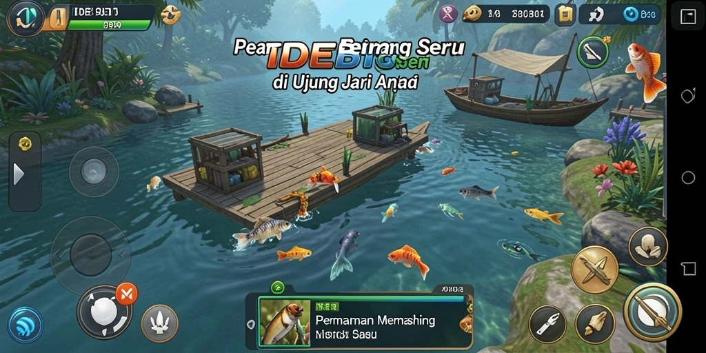 Tangkapan ikan terbesar dalam gameplay IDEBET yang menarik.
