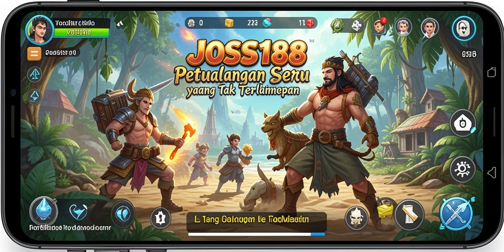 Tampilan gameplay <strong>JOSS188</strong> dengan eksplorasi petualangan yang menegangkan.