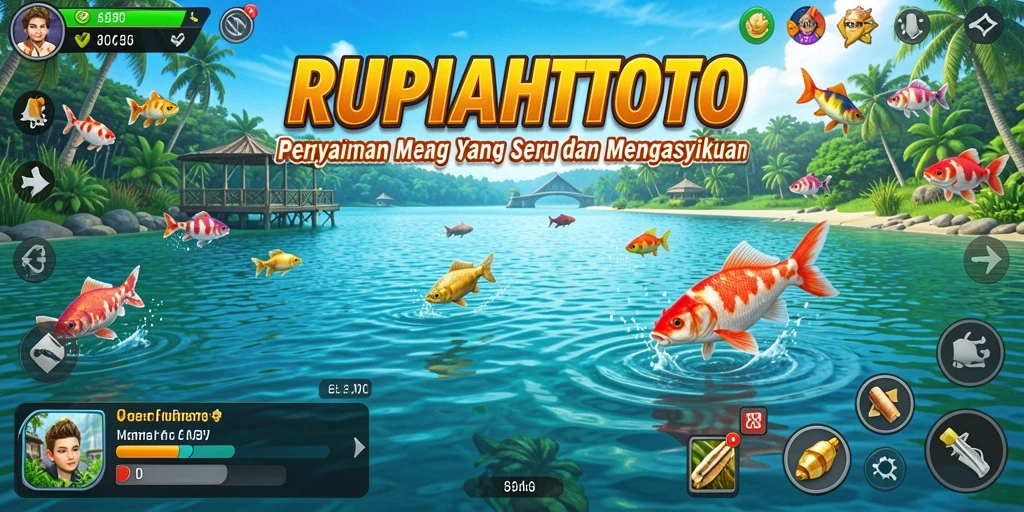 Gameplay seru memancing di RUPIAHTOTO dengan grafik memukau.