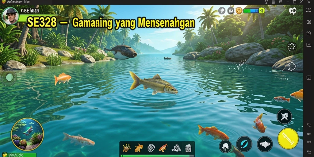 Tangkapan ikan yang menarik di SE328 saat gameplay.