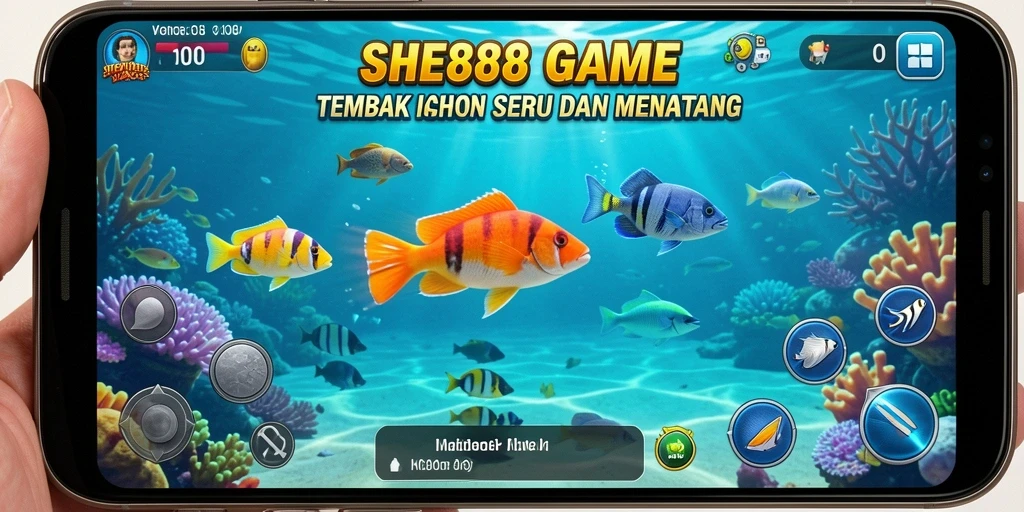 Gameplay seru Tembak Ikan dengan grafis menawan.