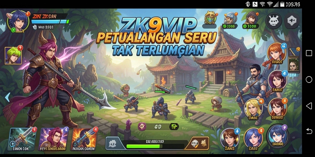 Tampilan gameplay ZK9VIP dengan grafik menawan di dunia petualangan.